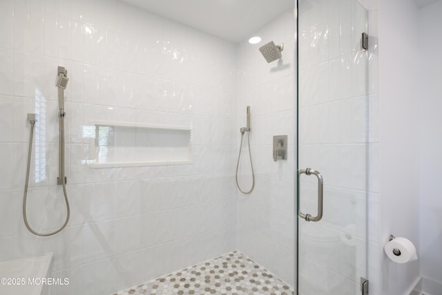 128 Church St, Keyport, NJ 07735 - bathroom featuring a shower stall