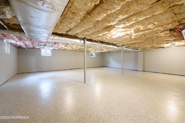 128 Church St, Keyport, NJ 07735 - basement featuring concrete block wall