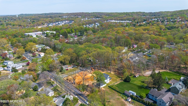 aerial view with a view of trees