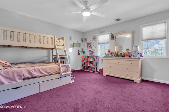 1915 Red Cedar St, Toms River, NJ 08753 - bedroom with visible vents, multiple windows, and carpet