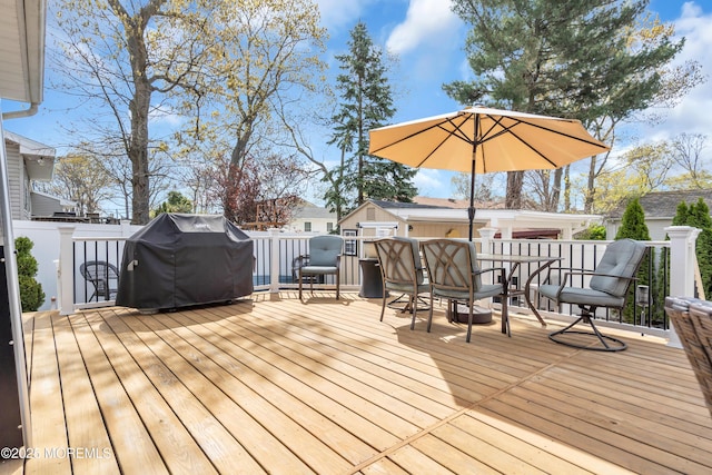 1915 Red Cedar St, Toms River, NJ 08753 - deck featuring outdoor dining space and area for grilling