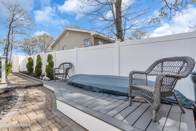 1915 Red Cedar St, Toms River, NJ 08753 - wooden deck featuring a fenced backyard