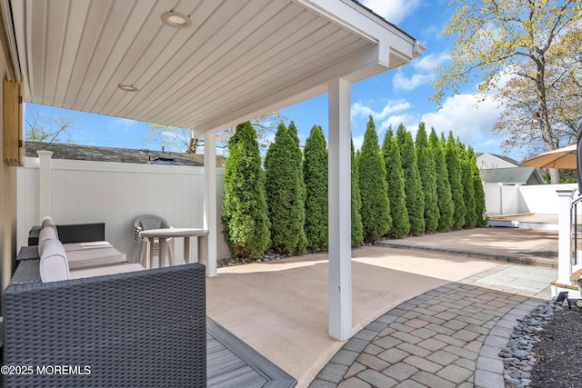 1915 Red Cedar St, Toms River, NJ 08753 - view of patio with a fenced backyard