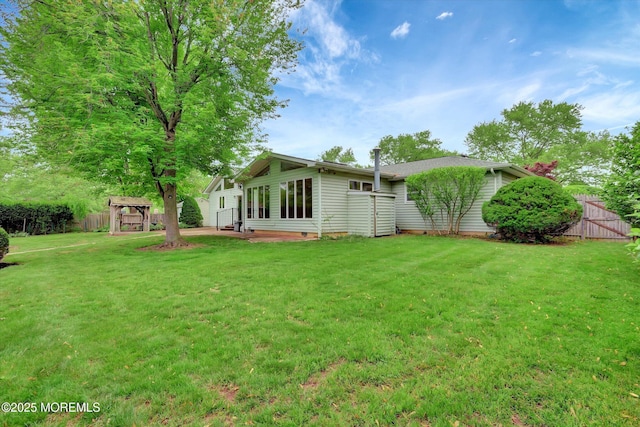 159 Koster Dr, Freehold, NJ 07728 - rear view of house featuring crawl space