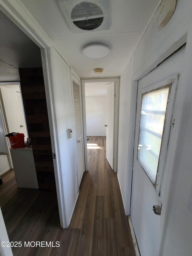 28 Alissa Ter, Jackson, NJ 08527 - corridor with dark wood-style floors and visible vents