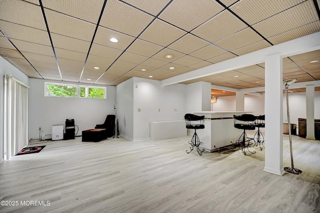 44 Nikki Ct, Morganville, NJ 07751 - interior space with recessed lighting, light wood-style flooring, and baseboards