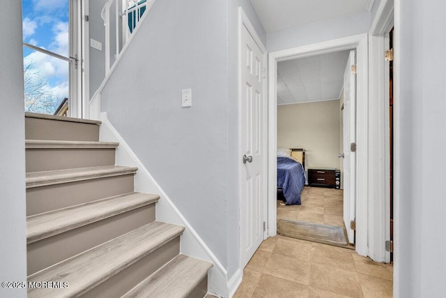 view of staircase
