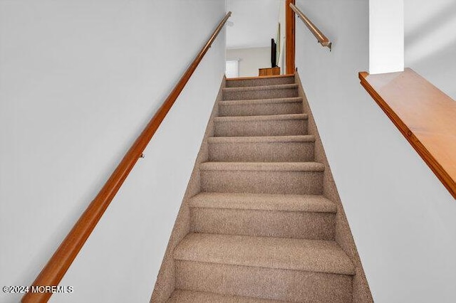 view of staircase