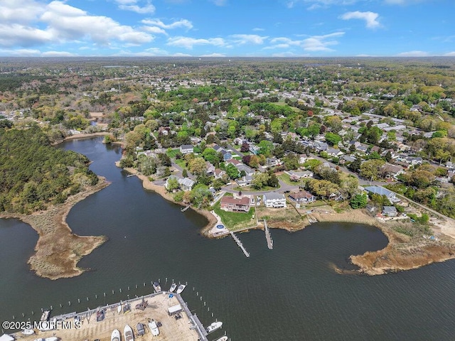 136 Lilac Dr, Brick, NJ 08724 - drone / aerial view with a water view
