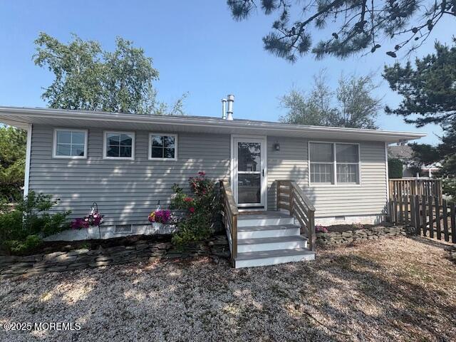 14 Jonathan Dr, Manahawkin, NJ 08050 - view of front of property with crawl space