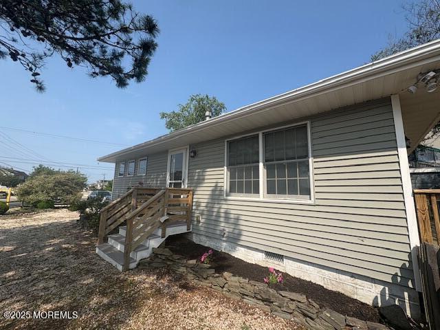 14 Jonathan Dr, Manahawkin, NJ 08050 - view of front of home with crawl space