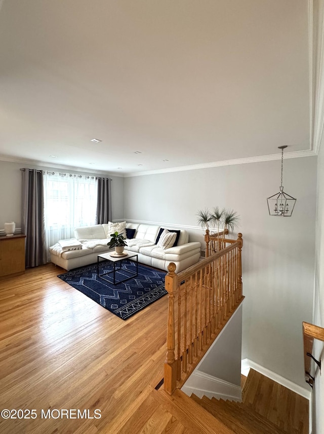 12 Yates Ave, South River, NJ 08882 - living area with crown molding and wood finished floors