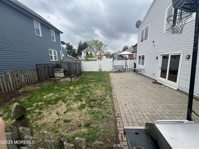12 Yates Ave, South River, NJ 08882 - fenced backyard with a patio
