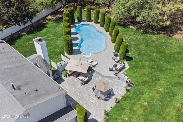 drone / aerial view
