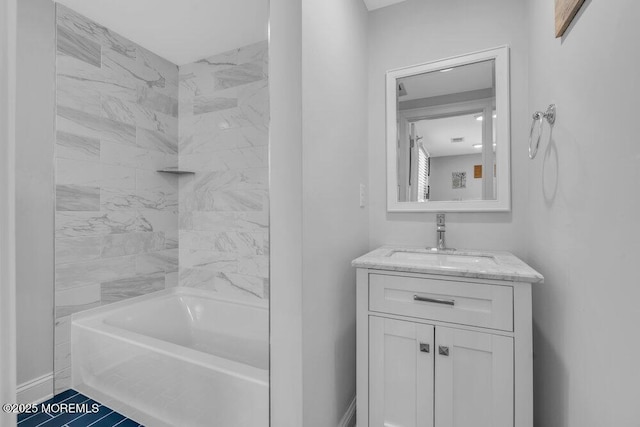 4 W Lake Rd, Red Bank, NJ 07701 - full bathroom featuring vanity and shower / bath combination