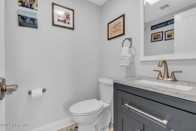 4 W Lake Rd, Red Bank, NJ 07701 - half bath with toilet, vanity, and baseboards