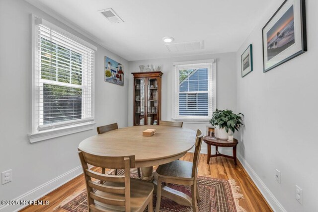 4 W Lake Rd, Red Bank, NJ 07701 - dining space with light wood-type flooring and baseboards