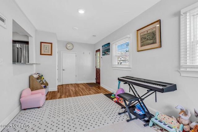4 W Lake Rd, Red Bank, NJ 07701 - entrance foyer with baseboards and wood finished floors