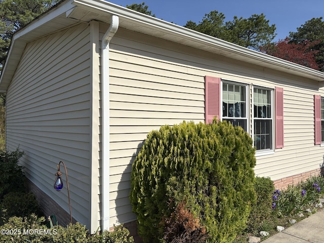 view of home's exterior