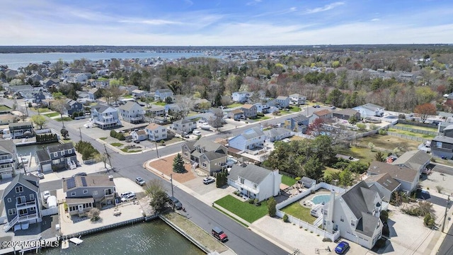 108 Longman St, Toms River, NJ 08753 - birds eye view of property with a residential view and a water view