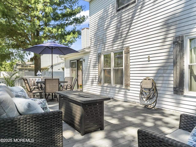 5 Blueberry Path, Howell, NJ 07731 - deck with outdoor dining area