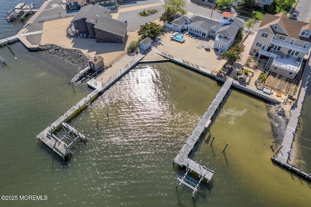 405 Sunset Dr S, Berkeley, NJ 08721 - drone / aerial view featuring a water view