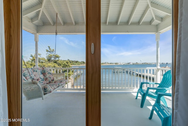 405 Sunset Dr S, Berkeley, NJ 08721 - balcony with a water view