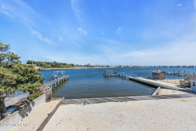 405 Sunset Dr S, Berkeley, NJ 08721 - dock area with a boat ramp and a water view