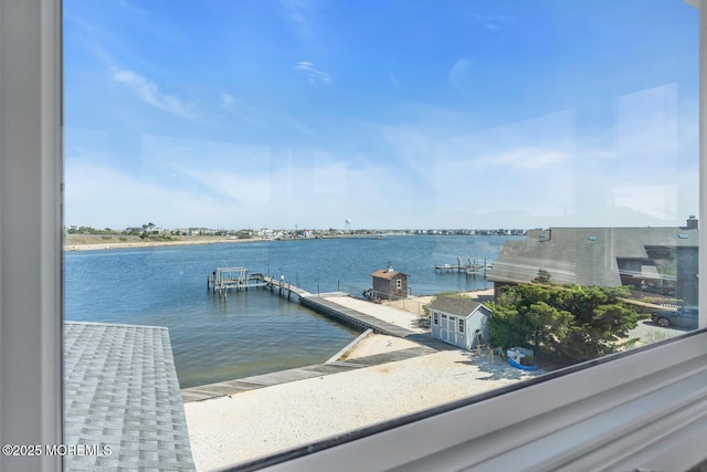 405 Sunset Dr S, Berkeley, NJ 08721 - view of water feature featuring a dock