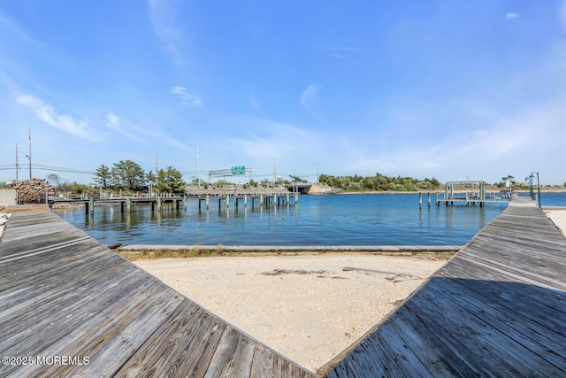 405 Sunset Dr S, Berkeley, NJ 08721 - view of dock featuring a water view