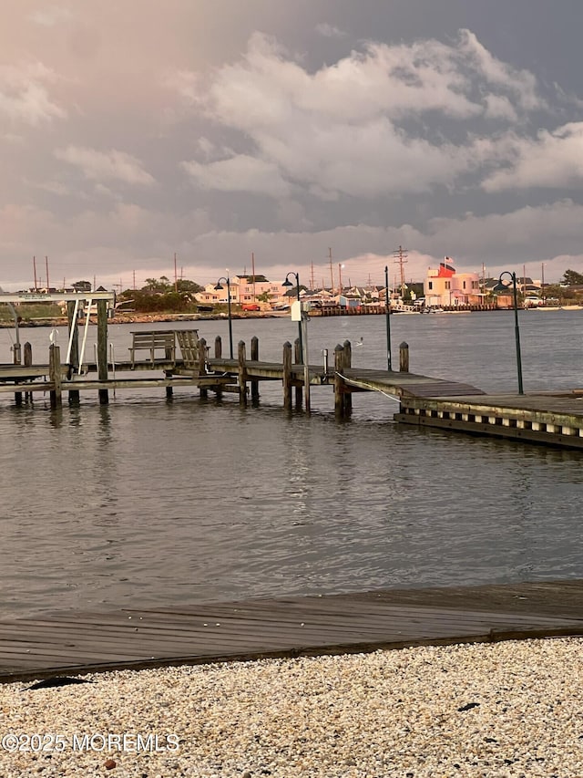405 Sunset Dr S, Berkeley, NJ 08721 - dock featuring a water view