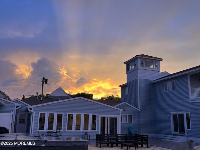 405 Sunset Dr S, Berkeley, NJ 08721 - view of back of property at dusk