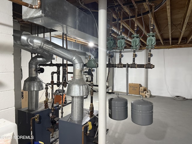 view of utility room