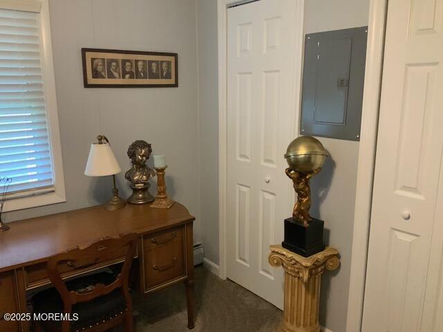 entryway featuring electric panel