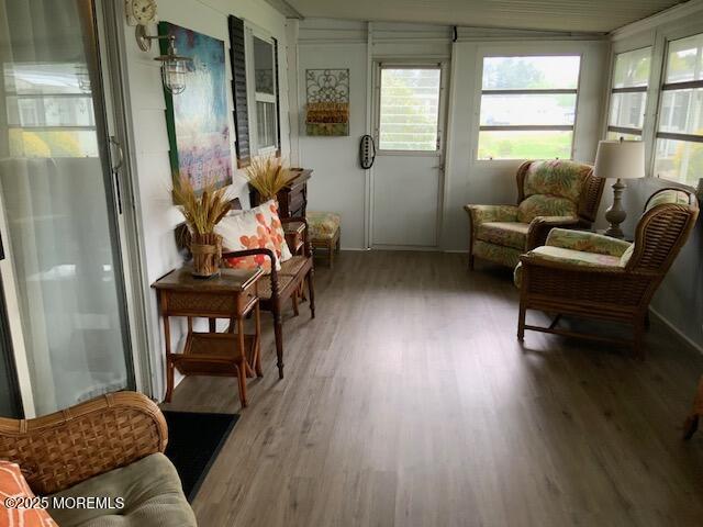 sunroom featuring a wealth of natural light