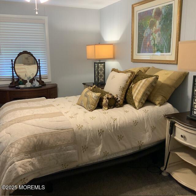 bedroom with carpet floors
