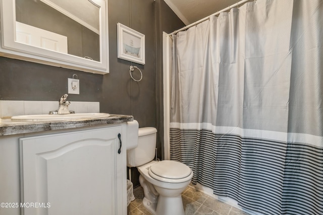 501 Ln F, Hazlet, NJ 07730 - full bath featuring vanity, a shower with curtain, and toilet