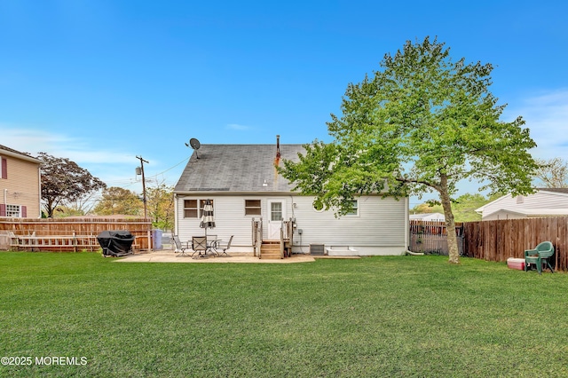 957 Harrison Rd, Toms River, NJ 08753 - rear view of property with a patio area and roof with shingles