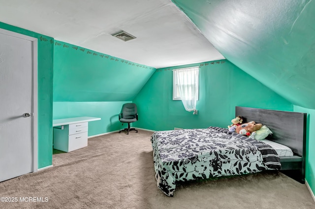 957 Harrison Rd, Toms River, NJ 08753 - bedroom with lofted ceiling, carpet, and baseboards