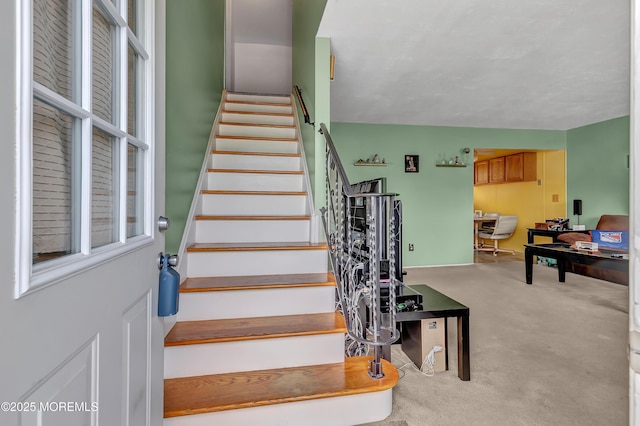 957 Harrison Rd, Toms River, NJ 08753 - stairs featuring carpet