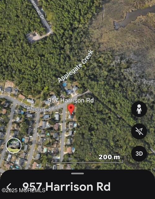 957 Harrison Rd, Toms River, NJ 08753 - aerial view of property's location