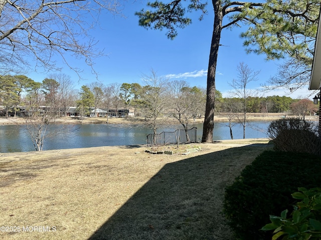 view of water feature