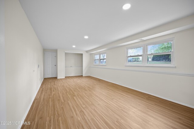 12 Mayfair Rd, Holmdel, NJ 07733 - interior space with light wood finished floors, recessed lighting, and baseboards