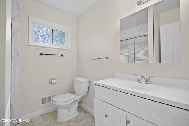 12 Mayfair Rd, Holmdel, NJ 07733 - full bath featuring baseboards, visible vents, toilet, and vanity