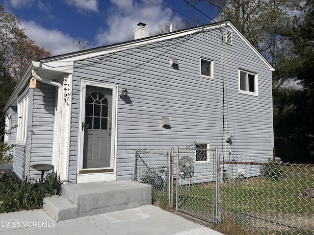 exterior space featuring fence