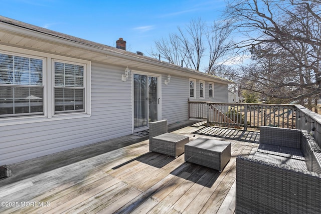 52 Yorke Ct, Freehold, NJ 07728 - deck featuring an outdoor living space