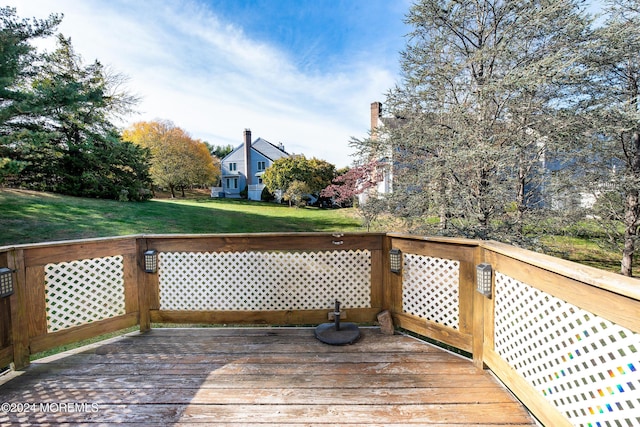 291 Marigold Ct, Toms River, NJ 08753 - deck with a lawn