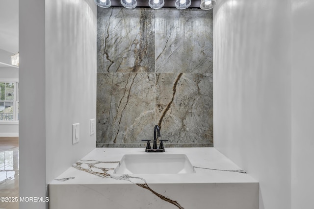 bathroom with a sink