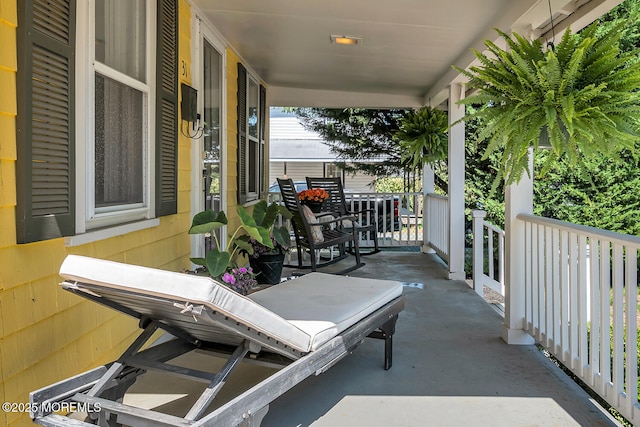 view of patio / terrace featuring a porch