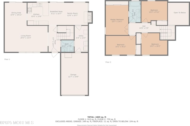 102 Buckingham Dr, Jackson, NJ 08527 - floor plan / room layout
